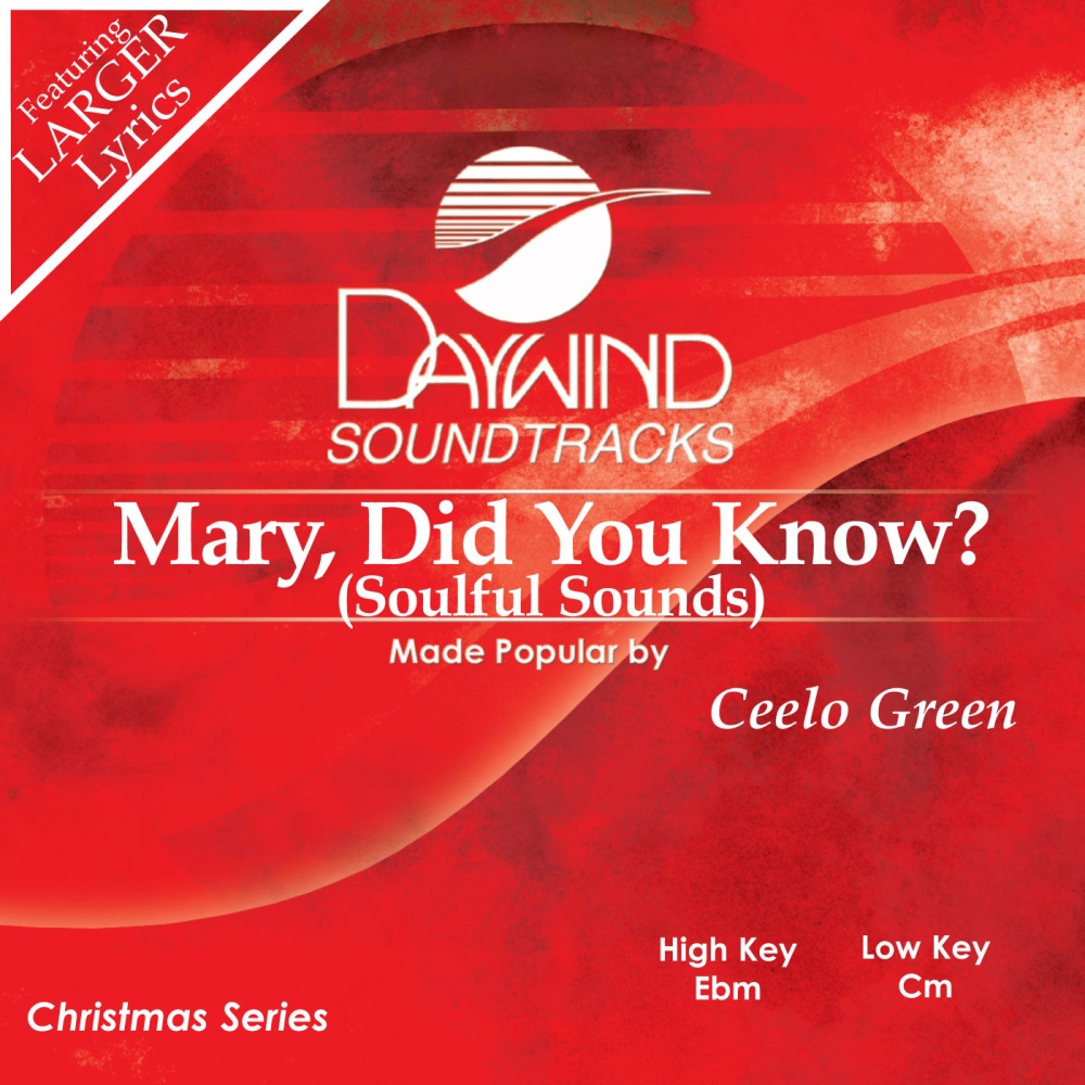 Mary Did You Know? - Ceelo Green (Christian Accompaniment ...